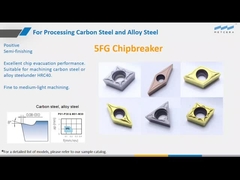 5FG Fine to Medium-light Machining of Carbon steel and Alloy steel