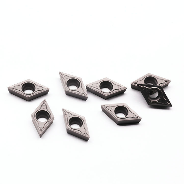 High Finish Surface 11mm Cermet Turning Insert Tiny Grain Size DCMT11T304-2PS
