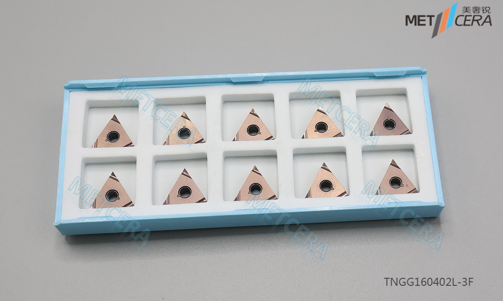 60° Triangle Negative With Hole TNGG1604 Left Hand Cutting Turning Insert, Carbide Insert, Grounded Insert