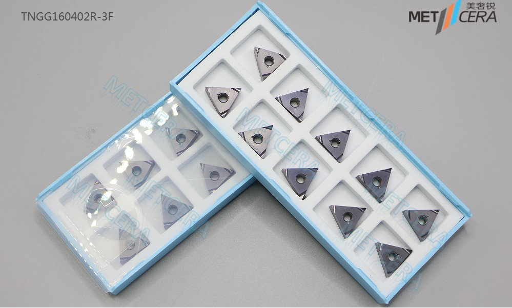 60° Triangle Negative With Hole TNGG160402 Right Hand Cutting Turning Insert Carbide Insert, Grounded Insert