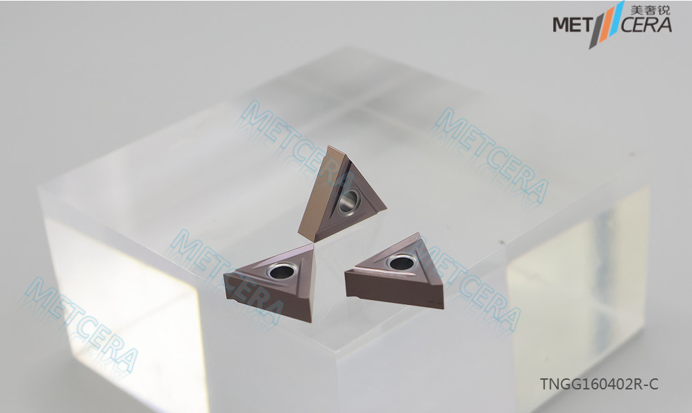 60° Triangle Negative With Hole TNGG1604 Right Hand Cutting Turning Insert, Carbide Insert, Grounded Insert
