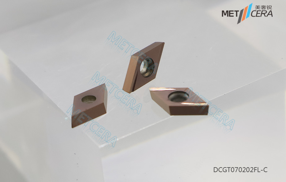 DCGT070202 CNC Carbide Insert Cutter  External Turning Tools Carbide Insert For Steel Semi-finishing, Left Cutting