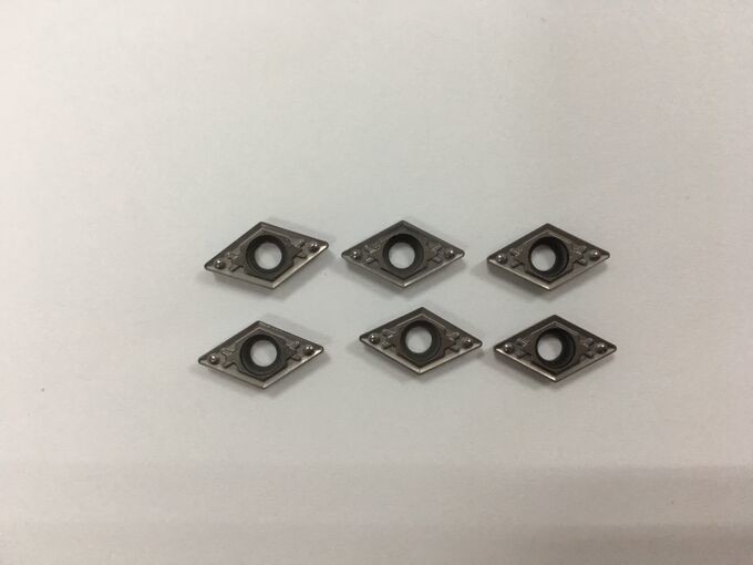 Anti Corrosive  Cermet Turning Inserts High Temperature Resistance DCMT  DCMT07  DCMT11
