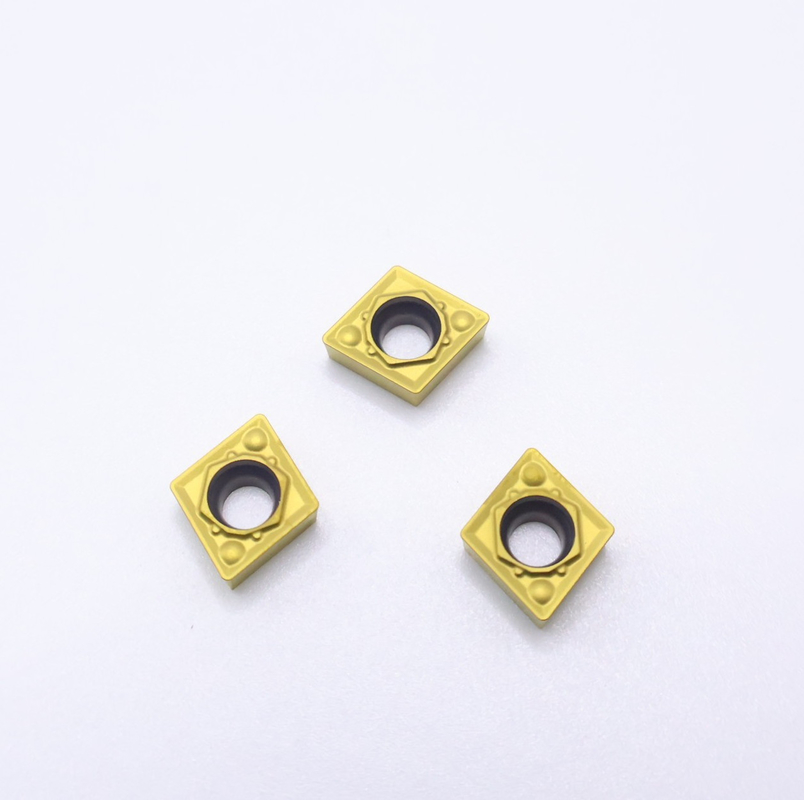 Smooth Surface CCMT060204-1HQ PV2110 Cermet Turning Inserts with HRA92.5 Hardness and PVD Coating
