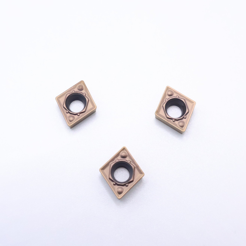 Carbon Steel Workpiece CCMT060204-1HQ PV2310 Cermet Cutting Tool Inserts with Good Surface Smoothness