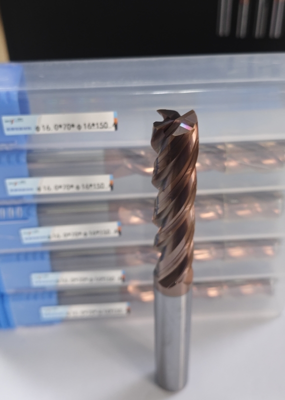 MPE4 Solid Carbide Long Milling Cutter 16mm for Mold Steel 4 Flute Long End Mill φ16.0 x 70x φ16 x 150mm