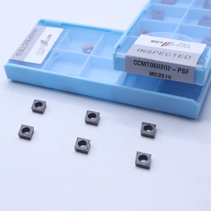 CCMT060202 CNC Lathe Indexable Cermet Turning Insert for the Finishing of Steel and Other Metal