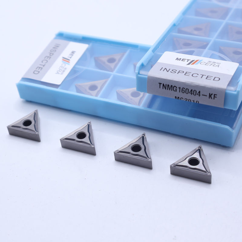 Uncoated TiCN Cermet Turning Insert TNMG160404-KF MC2010 with HRA92.5 Hardness for External Turning