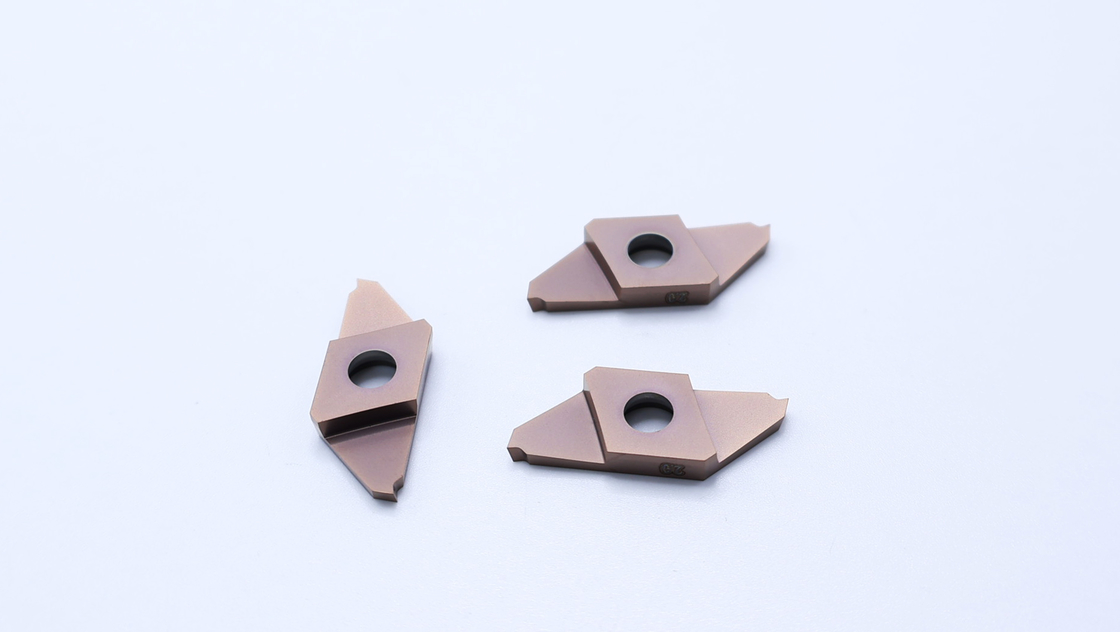 Highly Durable PVD Coated Carbide Parting Off Indexable Inserts For Steel And Stainless Steel Machining CTPA20FR-TH