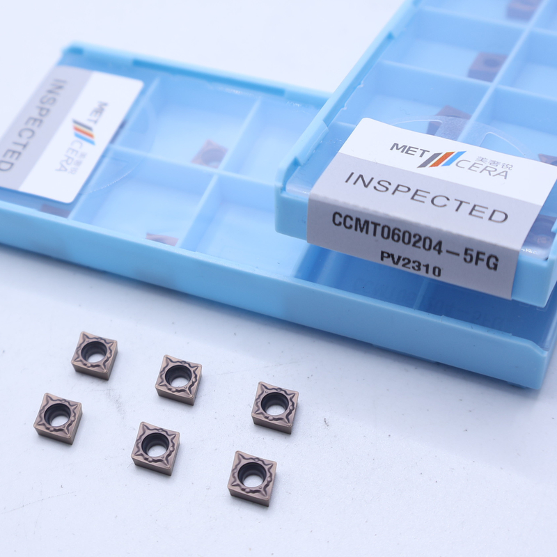 CNC Turning Inserts High Resistance CCMT06-5FG CCMT09-5FG External And Internal Turning Inserts