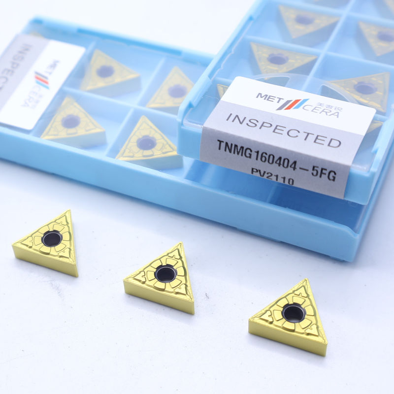 TiCN Cermet CNC Turning Inserts with 5FG Chip Breaker for Wear Resistance in Machining