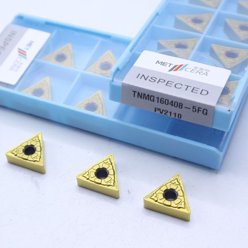 TiCN Cermet CNC Turning Inserts with 5FG Chip Breaker for Wear Resistance in Machining