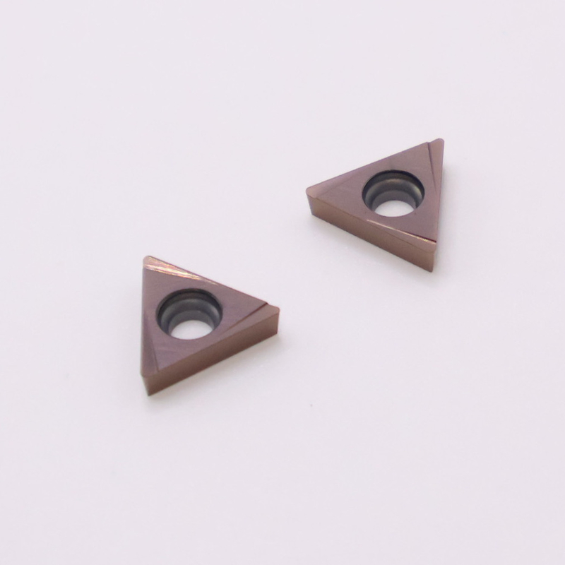 TPGT10 TPGT11 Carbide Turning Inserts for CNC Turning 4W Chip Breaker in Silver / Bronze