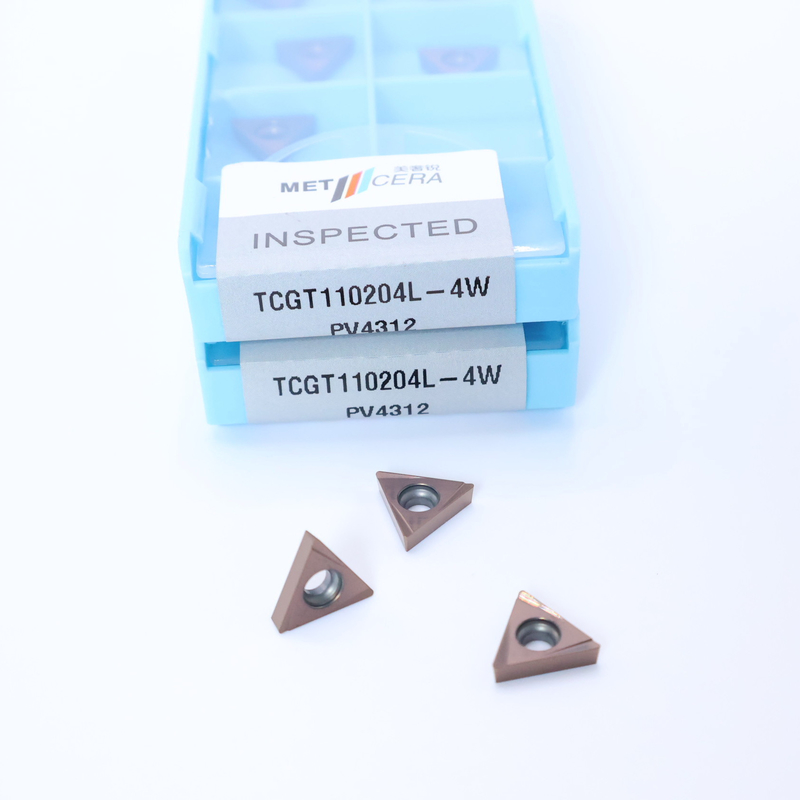 TCGT11 Carbide Turning Inserts In 4W Chip Breaker For External And Internal Turning
