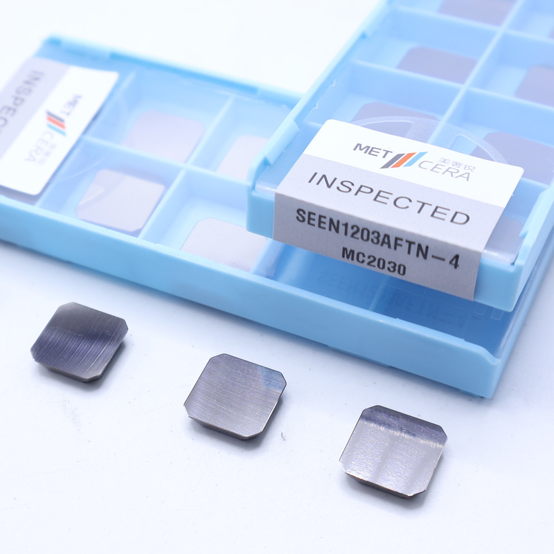 Face Milling Insert SEEN1203, SEEN1203AFTN, Cermet Indexble Milling Insert for Milling Tool holders