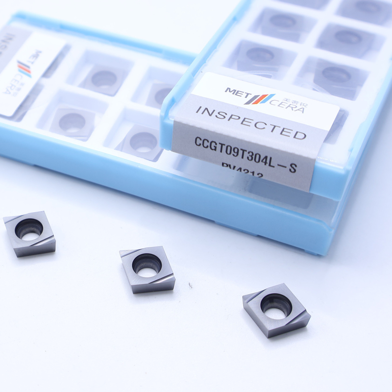 CCGT04 CCGT06 CCGT09 Carbide Turning Inserts , Carbide CNC Turning Inserts In S Chip Breaker
