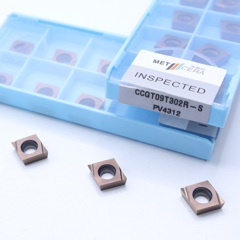 CCGT04 CCGT06 CCGT09 Carbide Turning Inserts , Carbide CNC Turning Inserts In S Chip Breaker