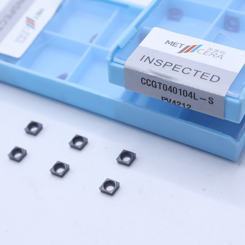 CCGT04 CCGT06 CCGT09 Carbide Turning Inserts , Carbide CNC Turning Inserts In S Chip Breaker