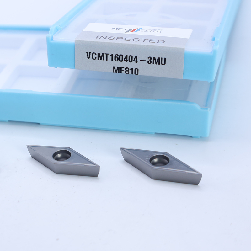 External and Internal Turning Carbide Insert VCMT11 VCMT16 Positive CNC Insert with 3MU Semi-finish Chipbreaker