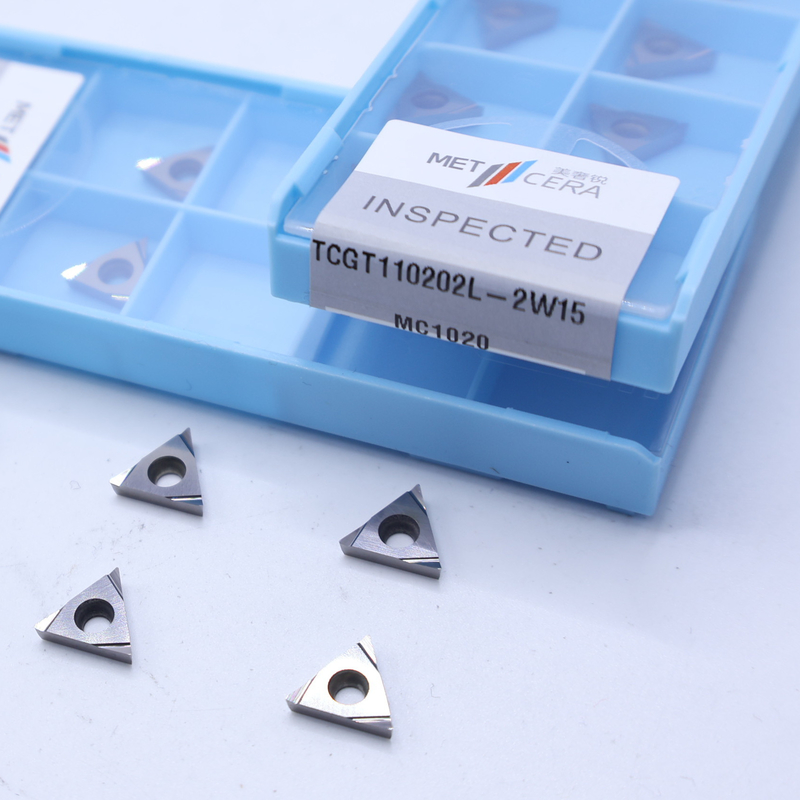 External Turning Cermet CNC Inserts TCGT11 TCGT1102 with 2W15 Sharp Finish Chip Breaker For Steel Metal Alloy Processing