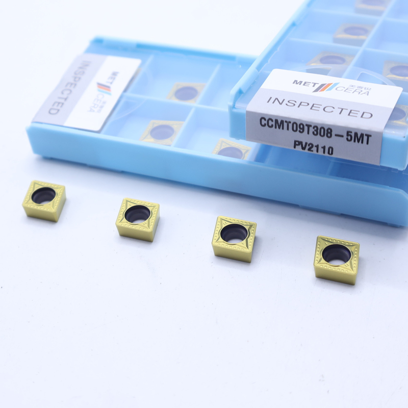 CCMT06 CCMT09 Positive CNC Turning Inserts with 5MT Semi-Finish Chipbreakers, Cermet Turning Insert