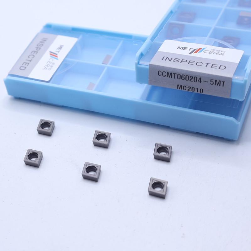 CCMT06 CCMT09 Positive CNC Turning Inserts with 5MT Semi-Finish Chipbreakers, Cermet Turning Insert