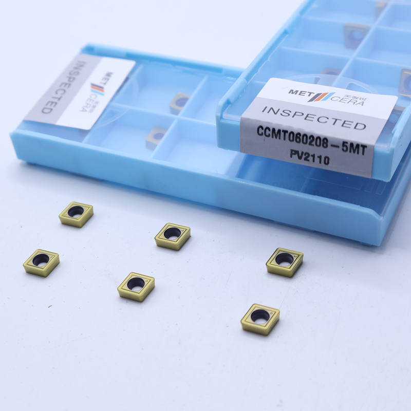 CCMT06 CCMT09 Positive CNC Turning Inserts with 5MT Semi-Finish Chipbreakers, Cermet Turning Insert