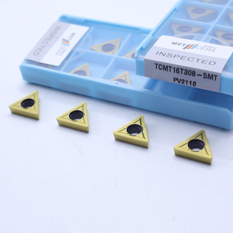 TCMT11 TCMT16 Positive CNC Turning Inserts with 5MT Semi-Finish Chipbreakers, Cermet Turning Insert