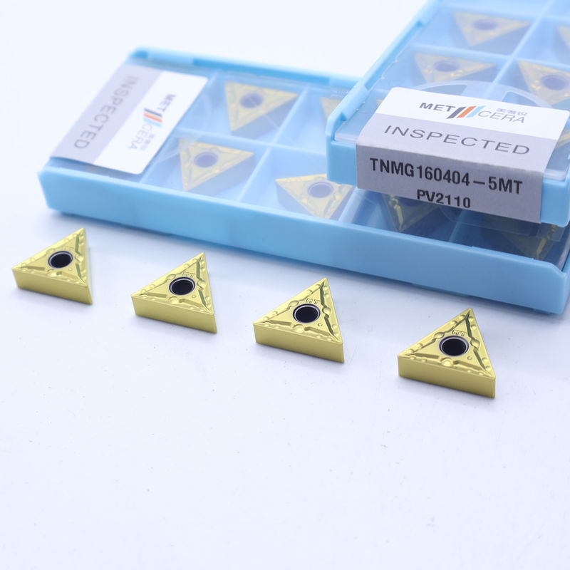 TNMG16 Negative CNC Turning Insert with 5MT Semi-Finish Chipbreakers and TiCN Cermet for Wear Resistance