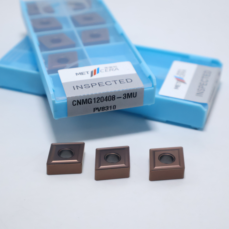 PV8310 Grade CNMG120404 CNMG120408 Carbide Turning Inserts for Steel and Stainless Steel Negative insert in 3MU chipbreaker