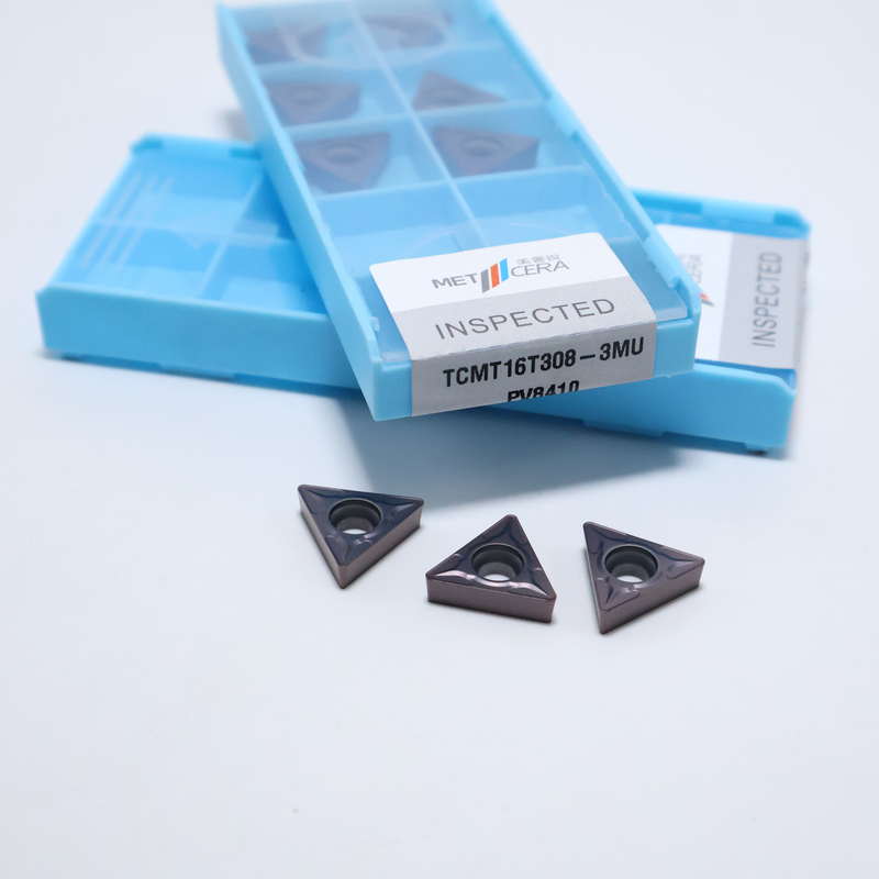 TCMT0902  TCMT1102  TCMT16T3 60° Triangle Carbide Turning Inserts for Steel Stainless Steel in 3MU chipbreaker