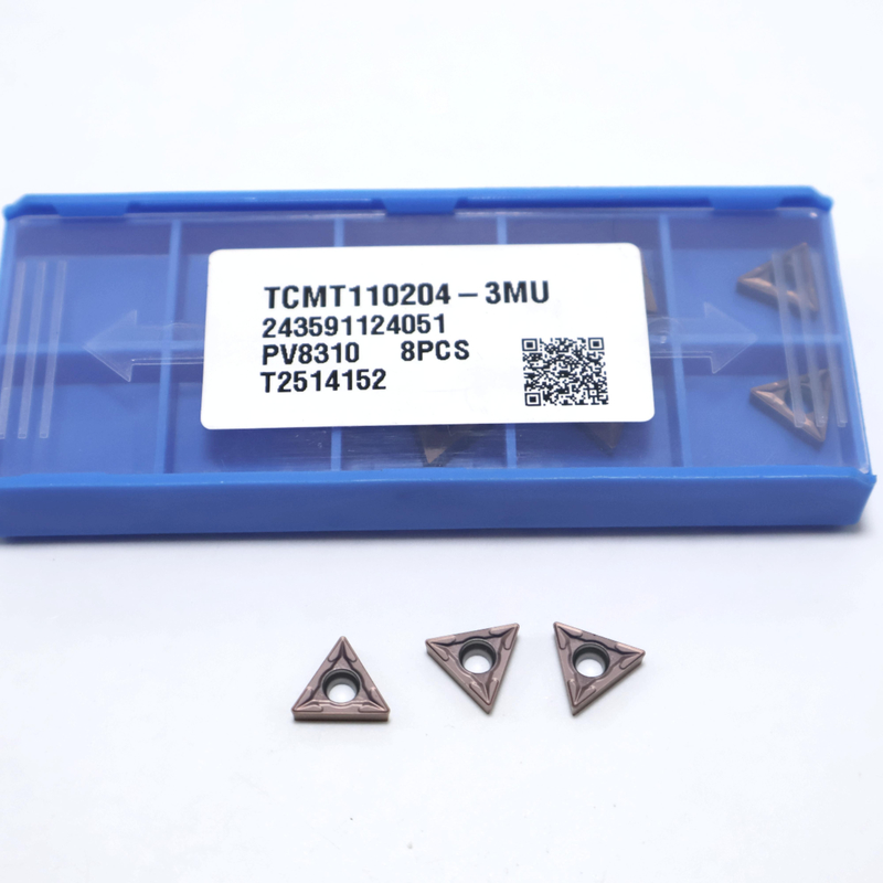 TCMT0902  TCMT1102  TCMT16T3 60° Triangle Carbide Turning Inserts for Steel Stainless Steel in 3MU chipbreaker