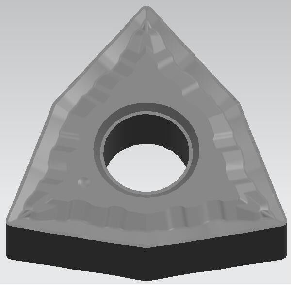 High Impact Toughness Cermet Turning Inserts Gold & Grey Color 40HRC WNMG WNMG08