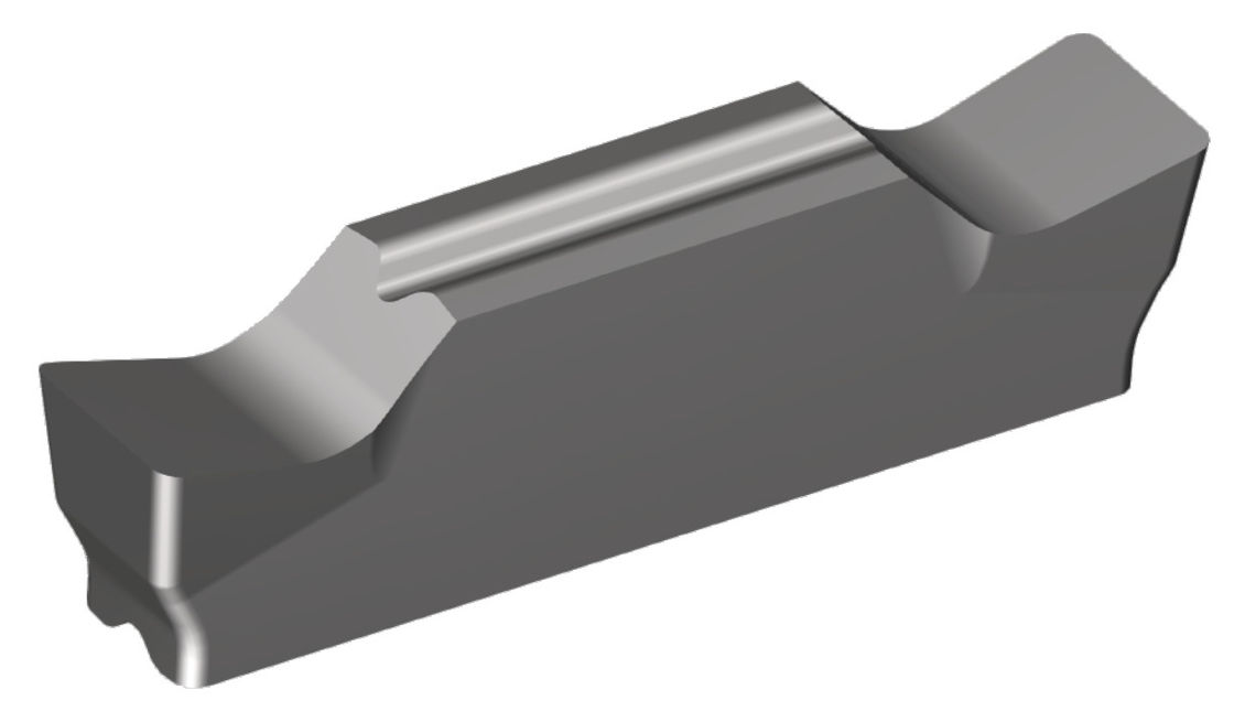 40HRC CNC Grooving Insert with PVD Coating and High Oxidation Resistance for Steel Machining